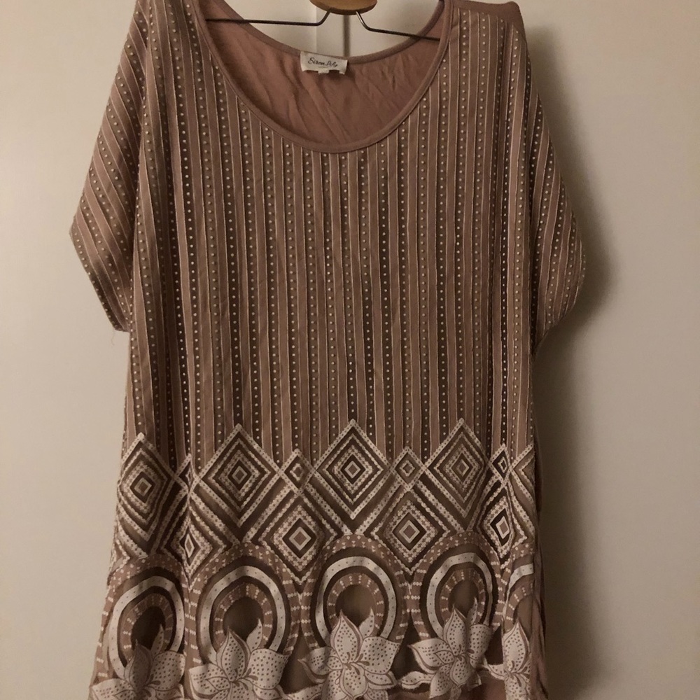 Tan/Brown top